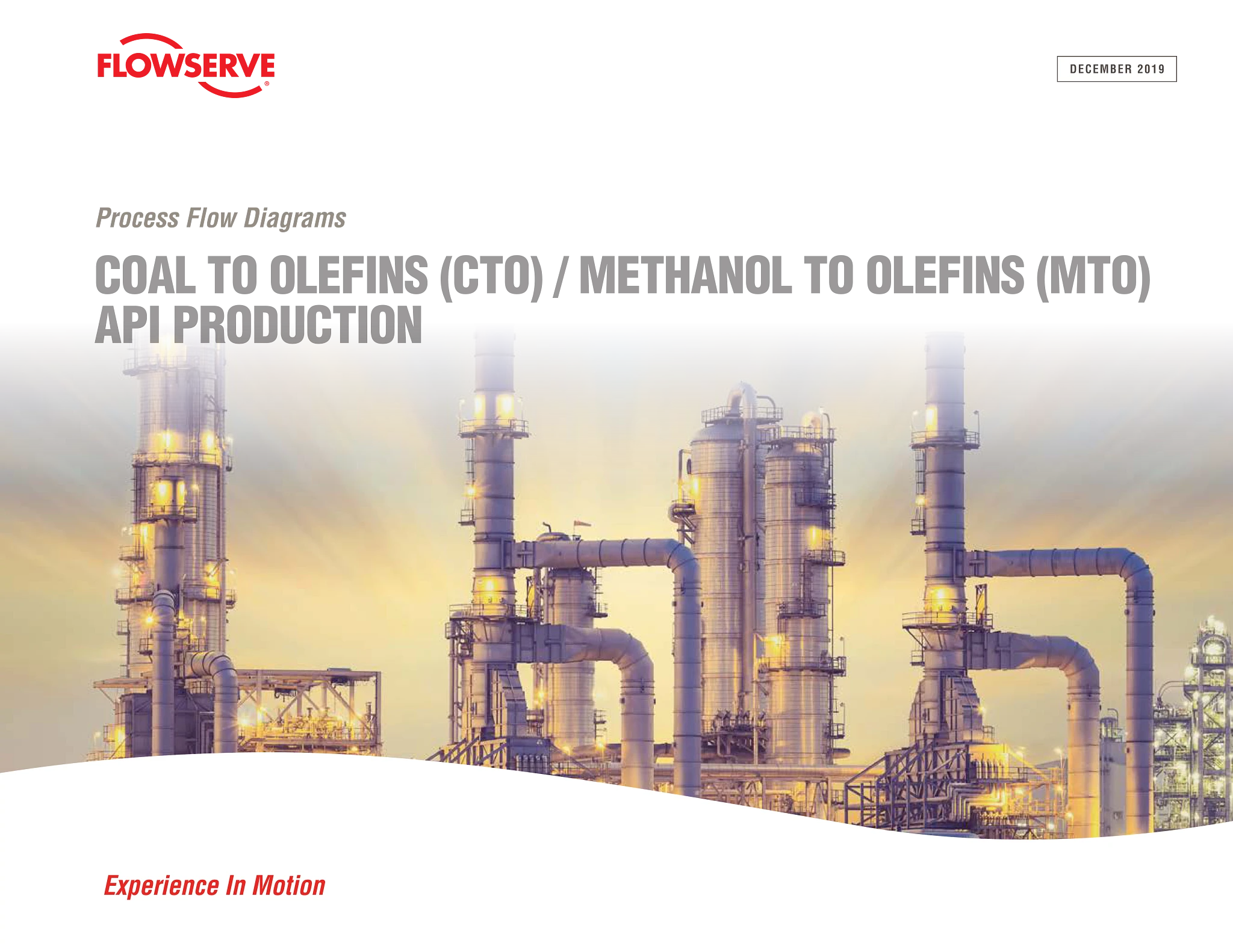 煤制烯烃（CTO）/甲醇制烯烃（MTO）API生产工艺流程图